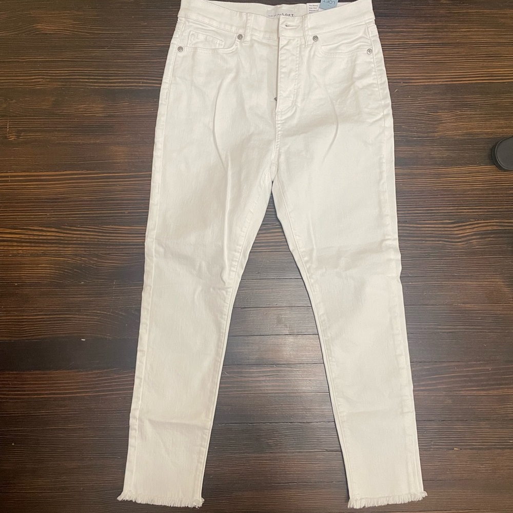 New with tags - loft white jeans